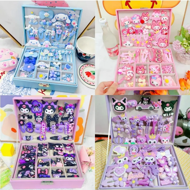 Sanrio Children's Hair Accessories Set Jewelry Box Girls' Hairpins Headpieces Girls' Birthday Gifts
Sanrio Children's Hair Accessories Set Jewelry Box Girls' Hairpins Headpieces Girls' Birthday Gifts