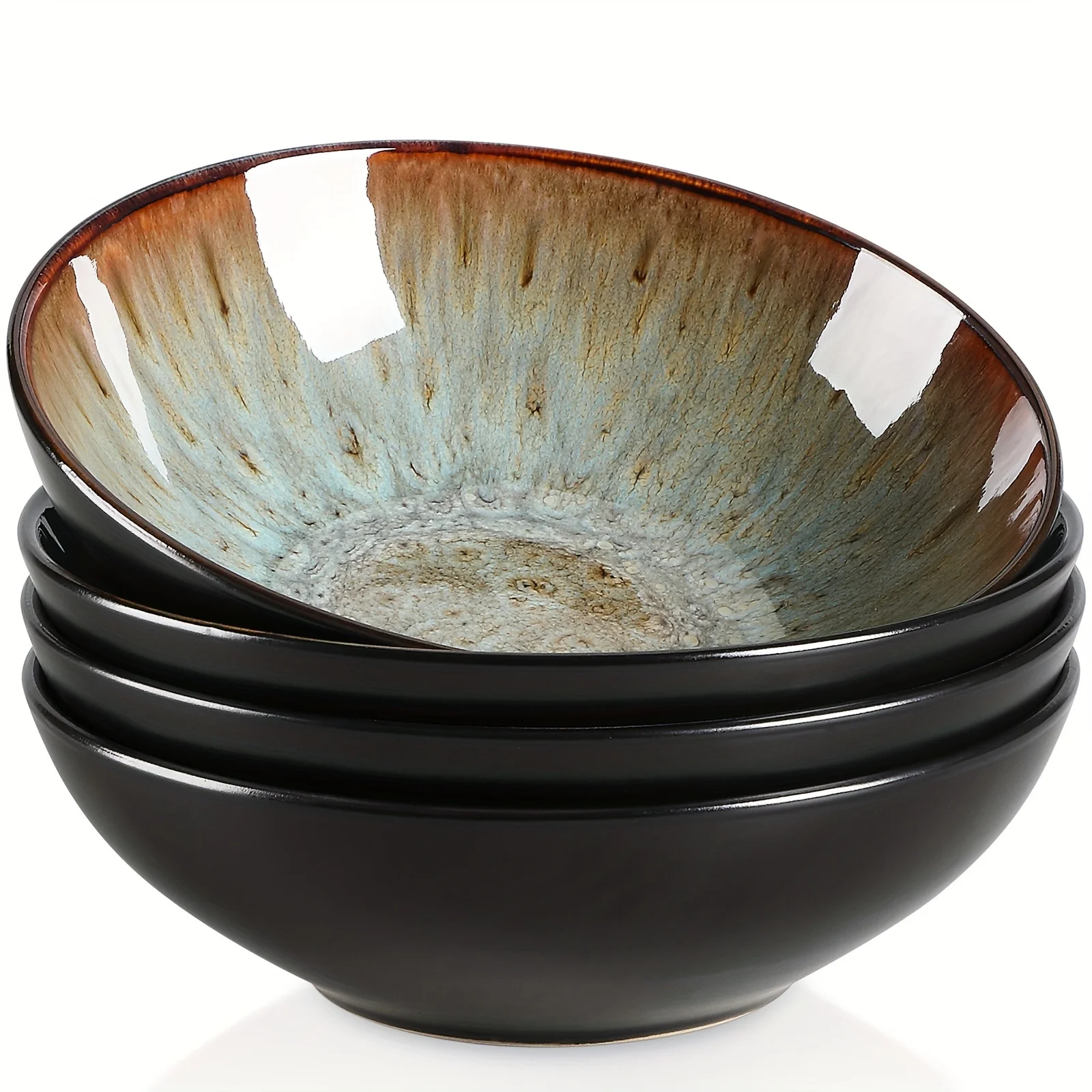 4pcs Cereal Bowls 7 Inch Stoneware Pasta Bowls Soup Bowls Bowl Set Of 4 for Cereal Soup Oatmeal Salad
4pcs Cereal Bowls 7 Inch Stoneware Pasta Bowls Soup Bowls Bowl Set Of 4 for Cereal Soup Oatmeal Salad