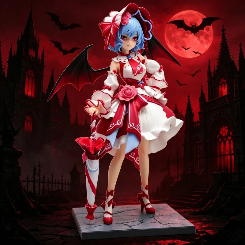 Touhou Project Lolita Dress Remilia Scarlet 25cm Anime Figure Gothic Vampire Girl GK Statue PVC Model Toy Desktop Ornament Gifts
Touhou Project Lolita Dress Remilia Scarlet 25cm Anime Figure Gothic Vampire Girl GK Statue PVC Model Toy Desktop Ornament Gifts