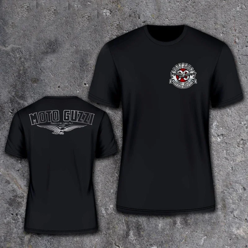 Ropa de calle Moto Guzzi V2 hombres camiseta Idea Vintage Italia 2025 motocicleta de alta calidad nuevo diseño Casual camisetas 
Ropa de calle Moto Guzzi V2 hombres camiseta Idea Vintage Italia 2025 motocicleta de alta calidad nuevo diseño Casual camisetas