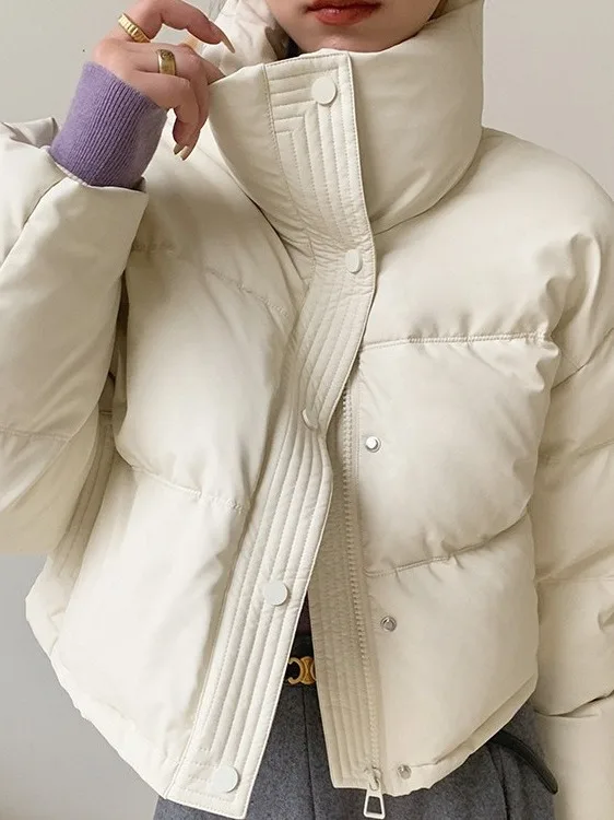 Ретро Sli Design или хлопковое пальто из искусственной кожи, женское корейское пальто с воротником-стойкой на молнии, Clo...
Ретро Sli Design или хлопковое пальто из искусственной кожи, женское корейское пальто с воротником-стойкой на молнии, Clo...