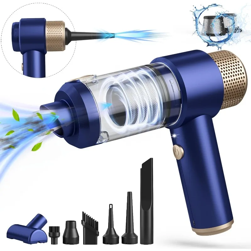 Handheld Car Vacuum Portable Cordless, 16000PA Mini Vacuum Cleaner, 7 in 1 High Power Handheld Vacuum Cordless
Handheld Car Vacuum Portable Cordless, 16000PA Mini Vacuum Cleaner, 7 in 1 High Power Handheld Vacuum Cordless