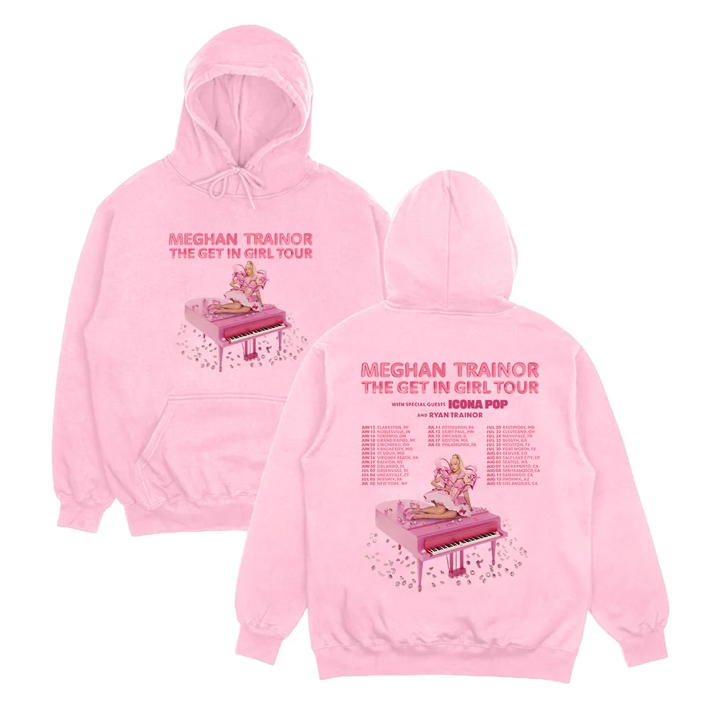 Meghan Trainor The Get Girl Tour Hoodies Male and Female Fans' Double Sided Graphic Clothing Autumn Winter Y2K Long Sleeve Hoody
Meghan Trainor The Get Girl Tour Hoodies Male and Female Fans' Double Sided Graphic Clothing Autumn Winter Y2K Long Sleeve Hoody