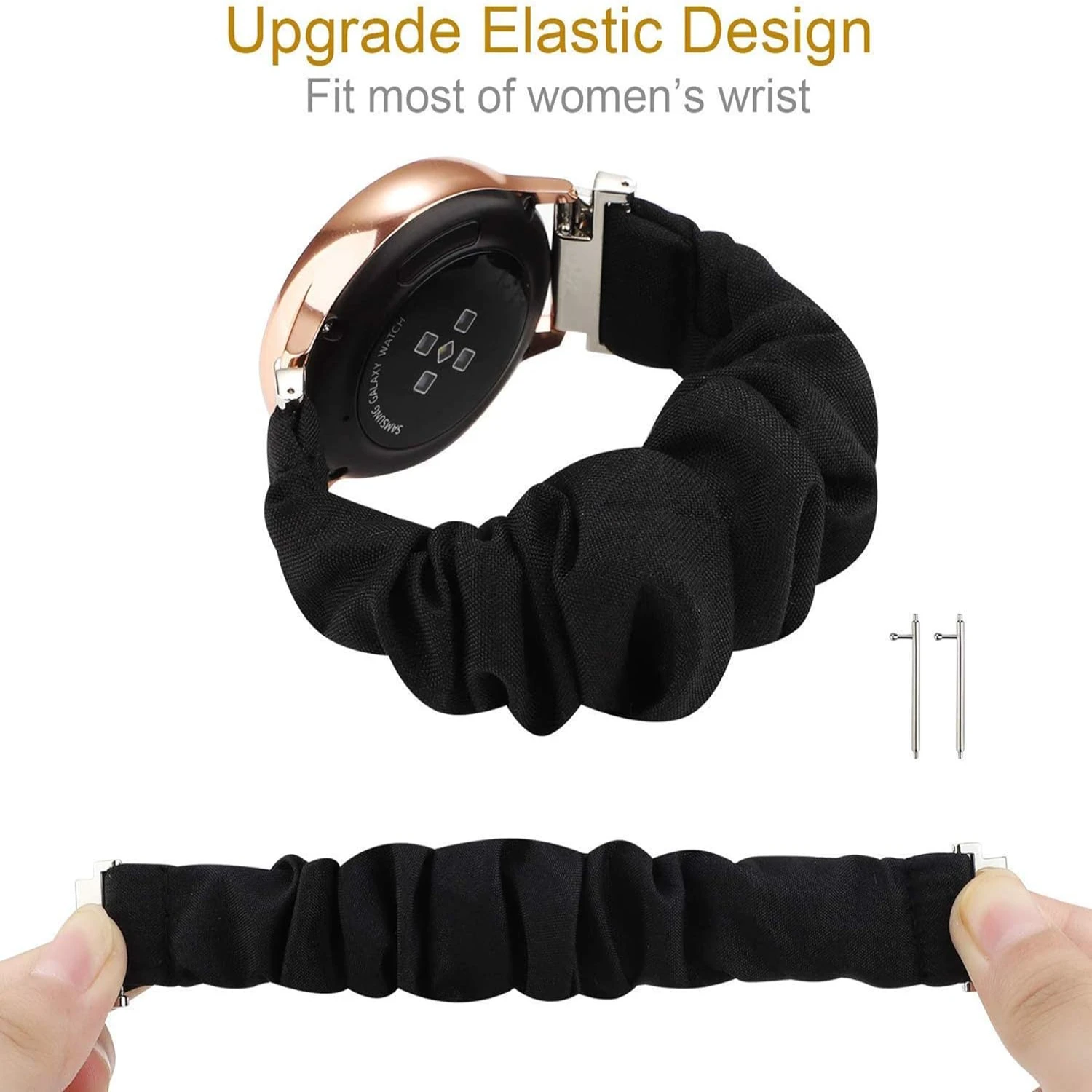 yle with Stylish Elastic 20mm Scrunchy Replacement Watch Band Straps - Luxurious, Trendy, and Cozy - Enhance Your Forerunner 245
yle with Stylish Elastic 20mm Scrunchy Replacement Watch Band Straps - Luxurious, Trendy, and Cozy - Enhance Your Forerunner 245