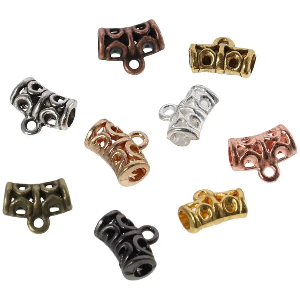 Pendant for Jewelry making alloy Bail Tube Beads multicolour Tube Beads with Charm Alloy Bead Hanger Jewelry Accessories
Pendant for Jewelry making alloy Bail Tube Beads multicolour Tube Beads with Charm Alloy Bead Hanger Jewelry Accessories