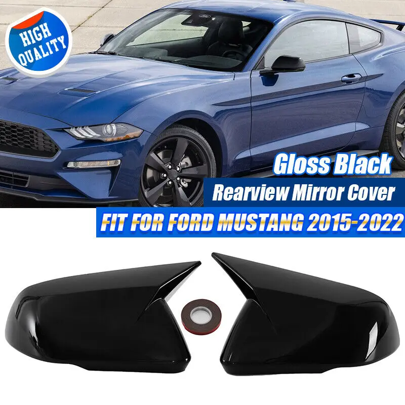 Gloss Black Side Wing Mirror Cover For Ford Mustang 2015-2022 GT350 GT550 w/LED Turn Signal Add On Rear View Mirror Cap Cover
Gloss Black Side Wing Mirror Cover For Ford Mustang 2015-2022 GT350 GT550 w/LED Turn Signal Add On Rear View Mirror Cap Cover