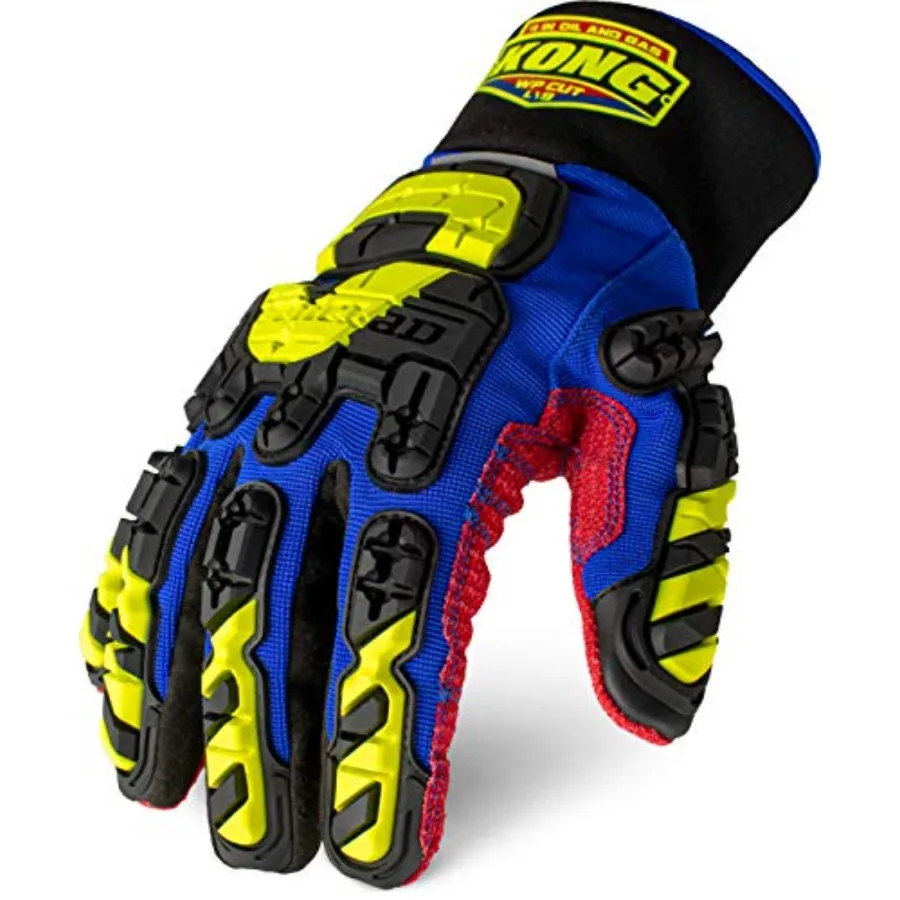KONG Waterproof Cut Resistant Deck Crew Glove; TPR Impact Protection Oil Repellent Waterproof A7 Cut Resistant Sized S M L XL X
KONG Waterproof Cut Resistant Deck Crew Glove; TPR Impact Protection Oil Repellent Waterproof A7 Cut Resistant Sized S M L XL X