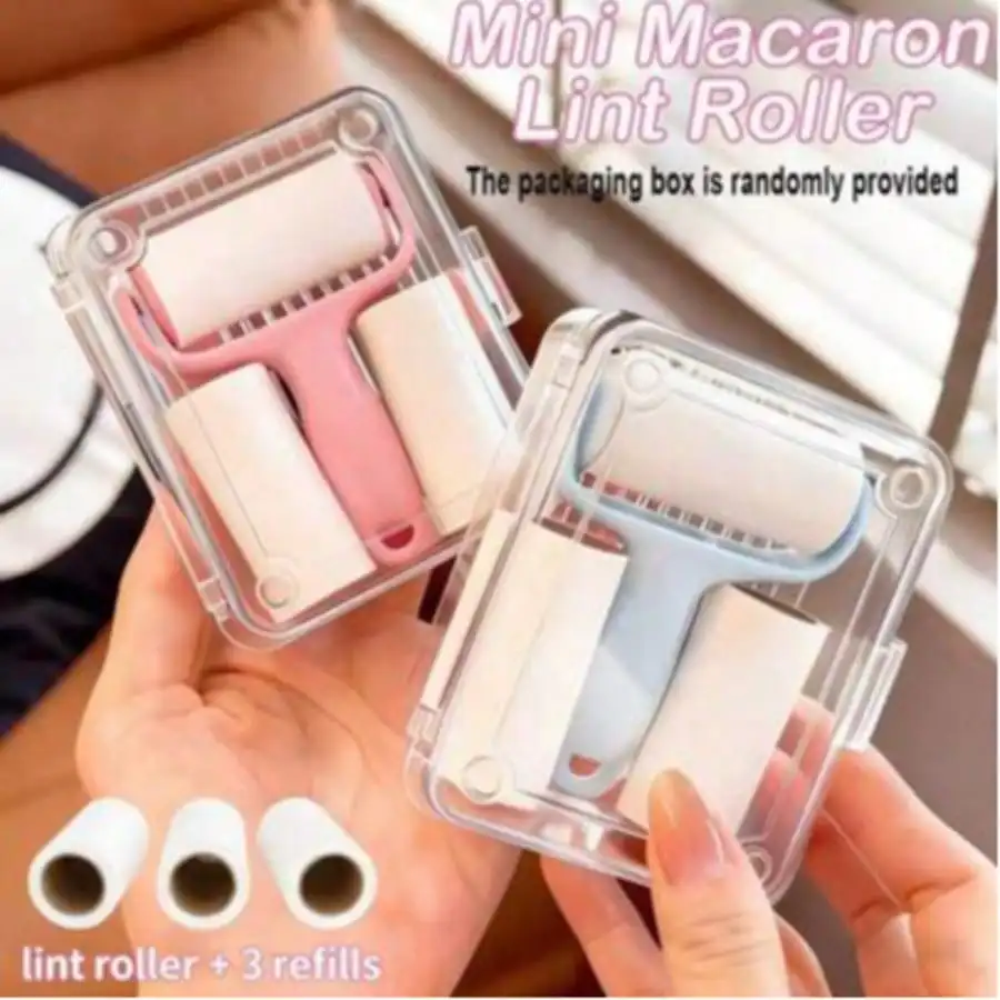 1 Set Multi-Functional Mini Sticky Lint Roller Kit, Refillable Paper, Suitable For Home/Travel, Cleaning Pet Hair/Clothes/Sofa, Practical Gift For Graduation, Father's Day, New Year
1 Set Multi-Functional Mini Sticky Lint Roller Kit, Refillable Paper, Suitable For Home/Travel, Cleaning Pet Hair/Clothes/Sofa, Practical Gift For Graduation, Father's Day, New Year