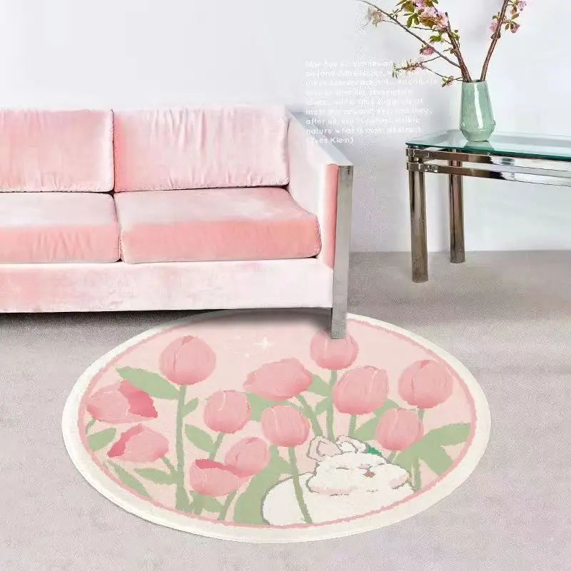 Cartoon circular carpet, imitation cashmere, thickened living room sofa, floor mat, bedroom dressing room, dressing table, foot
Cartoon circular carpet, imitation cashmere, thickened living room sofa, floor mat, bedroom dressing room, dressing table, foot