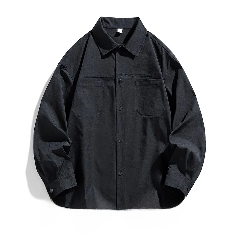Japanese Sle Long Sve Casual irt Men's American Sle Collared irt Spring Autumn Trendy Retro Couple's Outerwear
Japanese Sle Long Sve Casual irt Men's American Sle Collared irt Spring Autumn Trendy Retro Couple's Outerwear