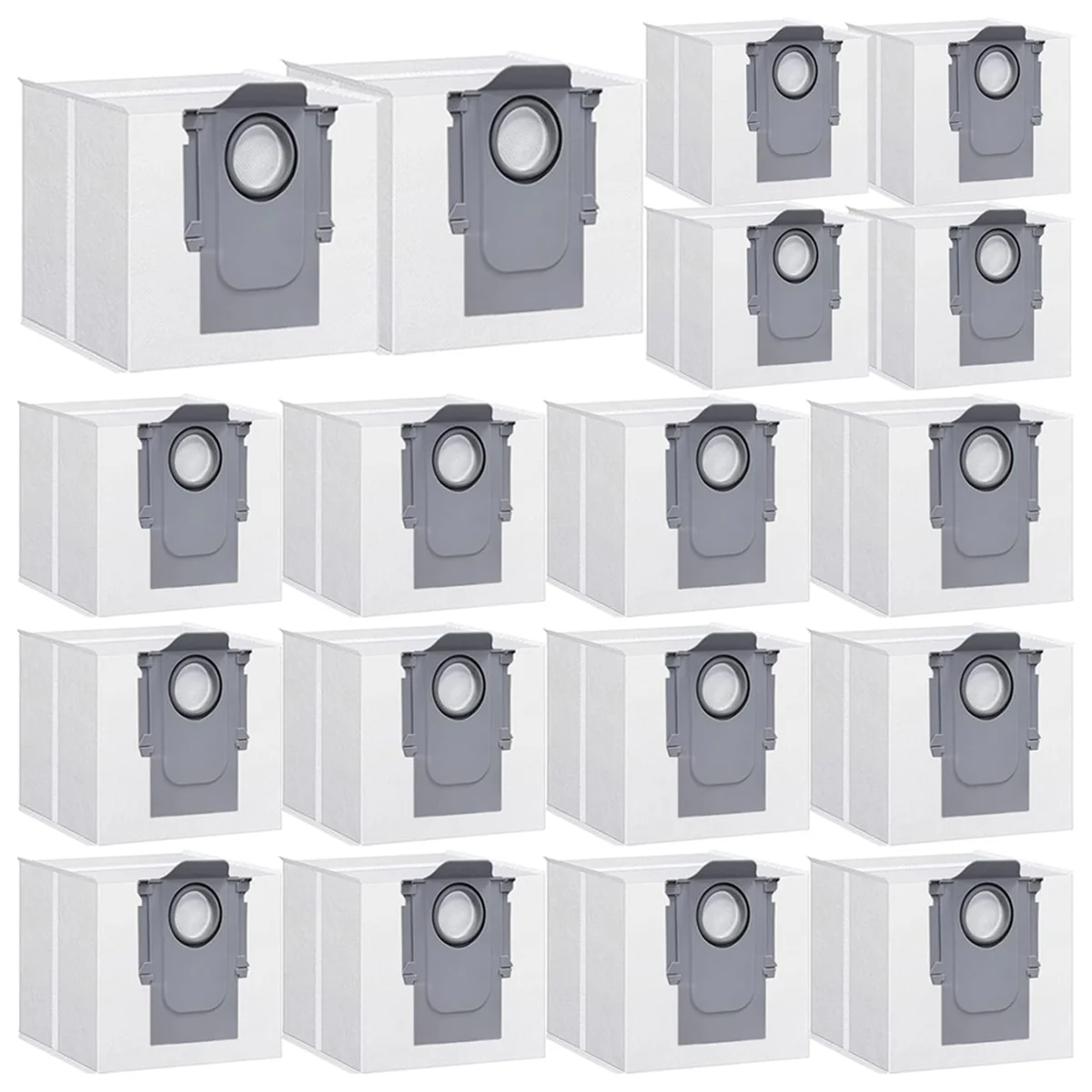 A58E-18 Pack Dust Bags for Roborock Q5 Q5+ Q7 Q7+ Q7 Max Q7 Max+ S7 MaxV Ultra S8+ S8 Pro Ultra Robot Vacuum Cleaner Bags
A58E-18 Pack Dust Bags for Roborock Q5 Q5+ Q7 Q7+ Q7 Max Q7 Max+ S7 MaxV Ultra S8+ S8 Pro Ultra Robot Vacuum Cleaner Bags
