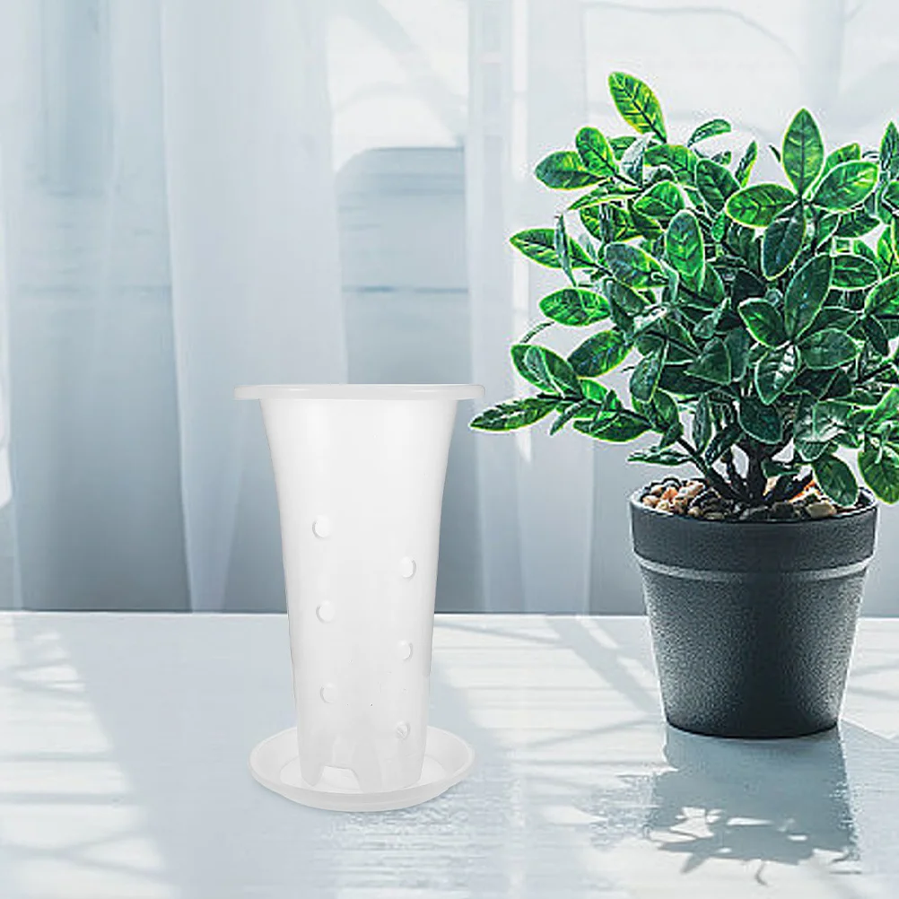 4pcs Transparent Root Control Flower Pot Set Saucer for Indoor Plants Succulents Landscape Ventilation Pots Plastic
4pcs Transparent Root Control Flower Pot Set Saucer for Indoor Plants Succulents Landscape Ventilation Pots Plastic
