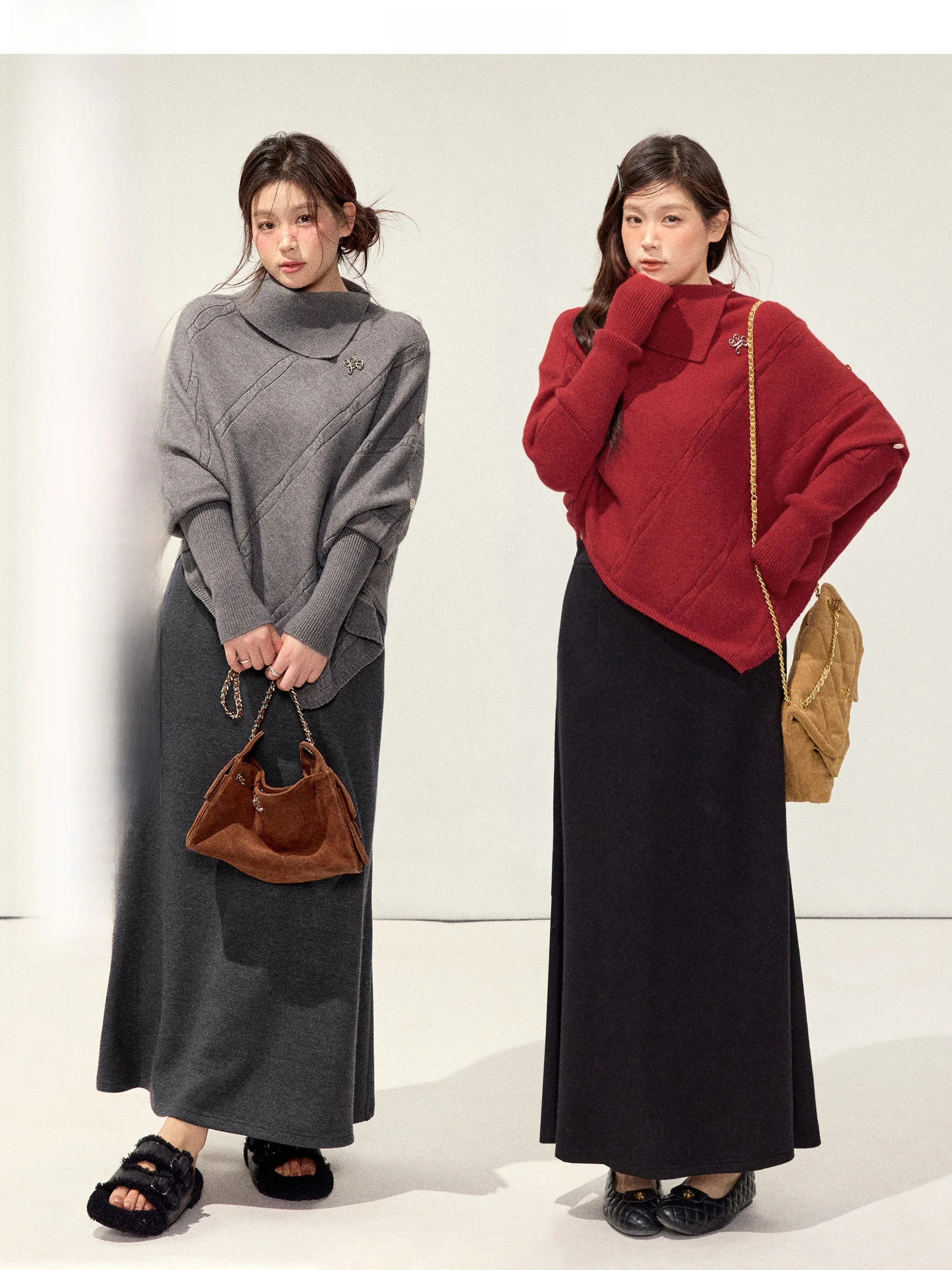 Комплект JULULOOK: свитер с рукавами «летучая мышь» и юбка-«рыбий хвост» для полных женщин, модный наряд больших размеров, весенний повседневный образ
Комплект JULULOOK: свитер с рукавами «летучая мышь» и юбка-«рыбий хвост» для полных женщин, модный наряд больших размеров, весенний повседневный образ