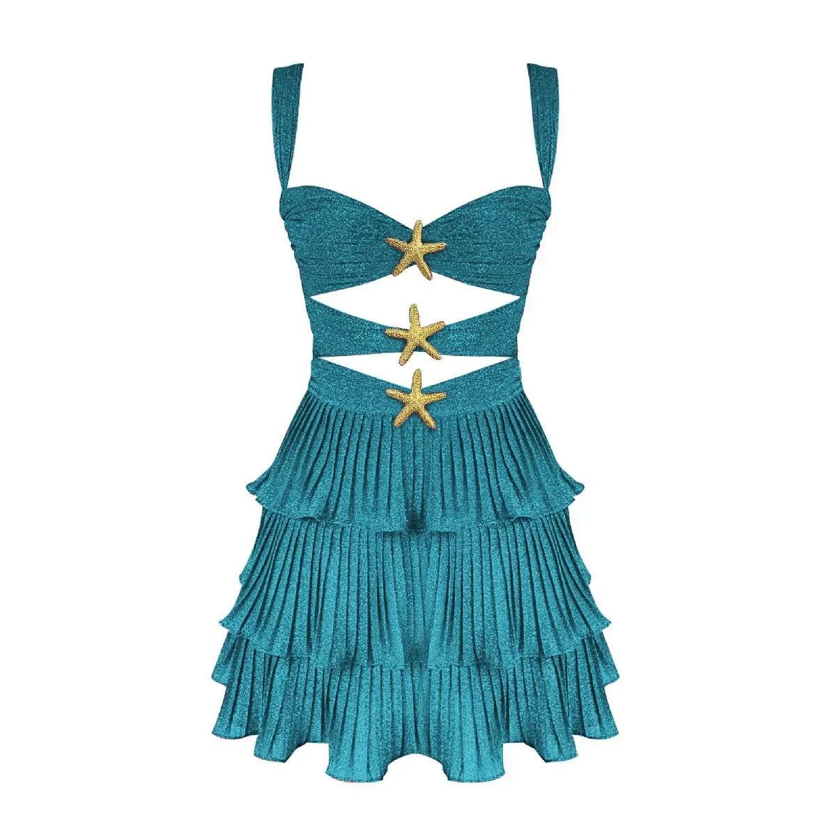 2024 New Cover Up Skirt Beach Women Geometry Printed Two-piece Elegant And Pretty Dress Shoulder Strappy Bathing Suit Beachwear
2024 New Cover Up Skirt Beach Women Geometry Printed Two-piece Elegant And Pretty Dress Shoulder Strappy Bathing Suit Beachwear
