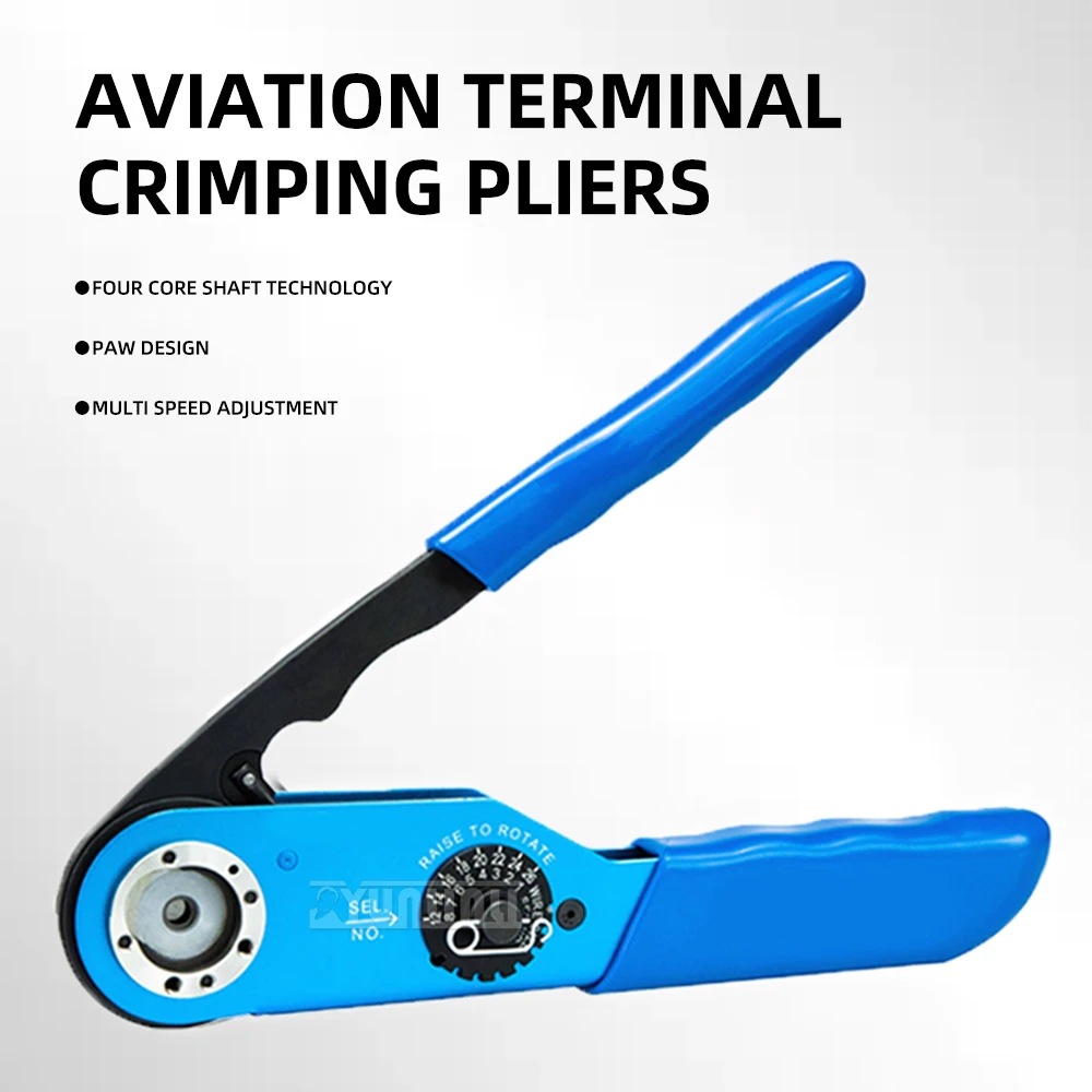 Aviation pin crimping pliers JRD-AF8 wire harness terminal DMC imported M22520/1-01 12-26AWG
Aviation pin crimping pliers JRD-AF8 wire harness terminal DMC imported M22520/1-01 12-26AWG