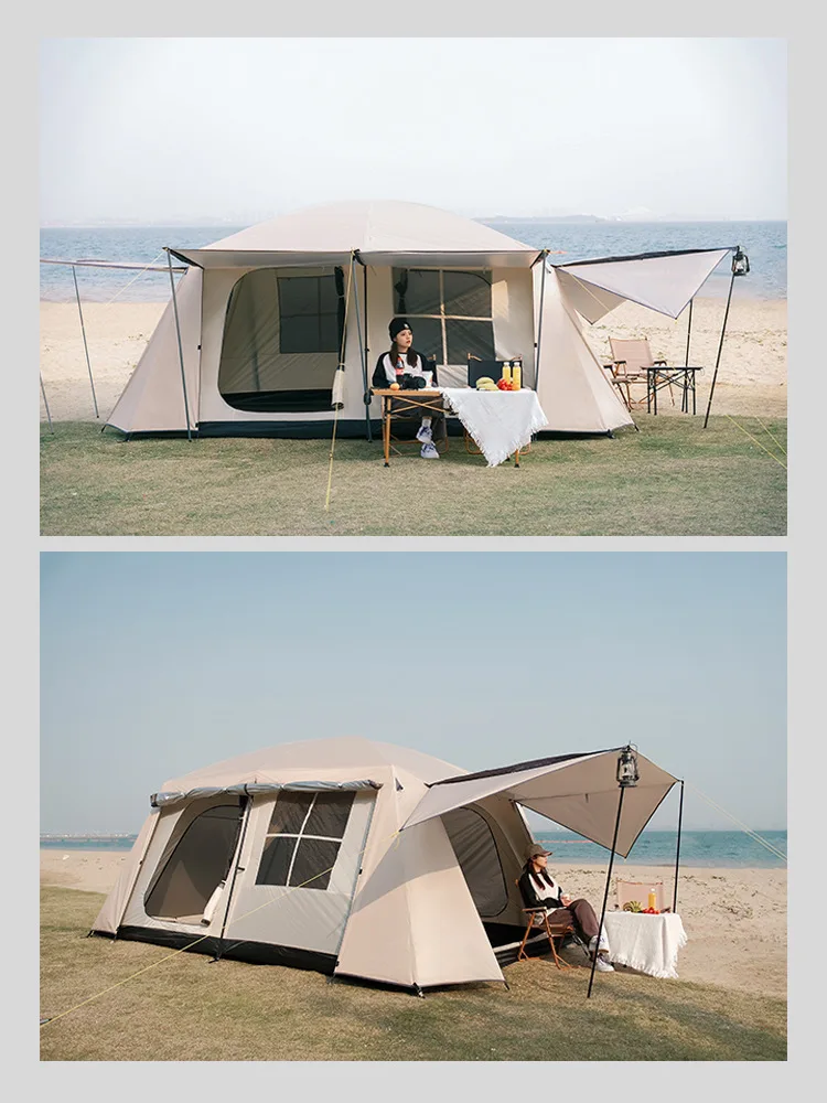 Manufacturer Customization5 8People10Renhao Huada Dome Double Layer Family Waterproof Folding Two Room Outdoor Camping Tent
Manufacturer Customization5 8People10Renhao Huada Dome Double Layer Family Waterproof Folding Two Room Outdoor Camping Tent