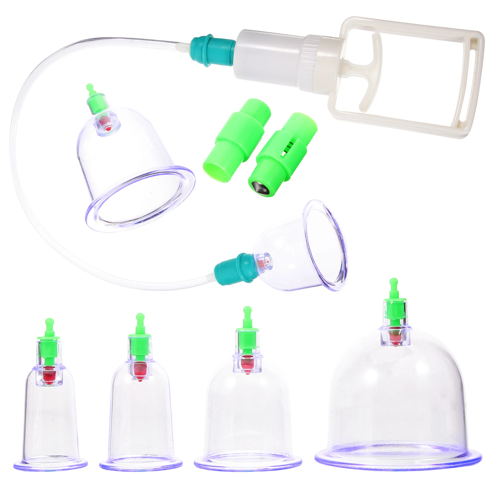 1 set Vacuum Cupping Device Transparent Cups Home Massage Tool Beauty Salon Equipment Healthy Set Suction Therapy
1 set Vacuum Cupping Device Transparent Cups Home Massage Tool Beauty Salon Equipment Healthy Set Suction Therapy
