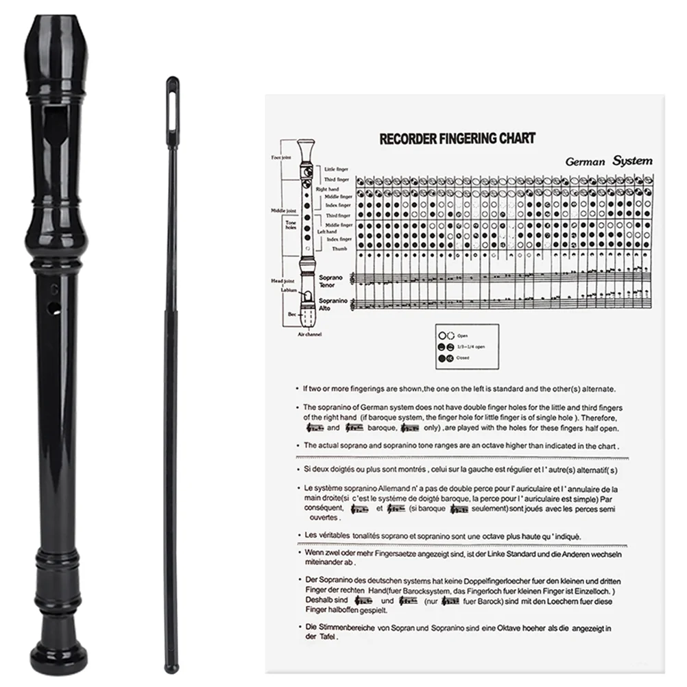 8 Hole Beginner Recorder Instrument Audio Baroque Musical Wind Abs Flute Professional Student Instruments
8 Hole Beginner Recorder Instrument Audio Baroque Musical Wind Abs Flute Professional Student Instruments