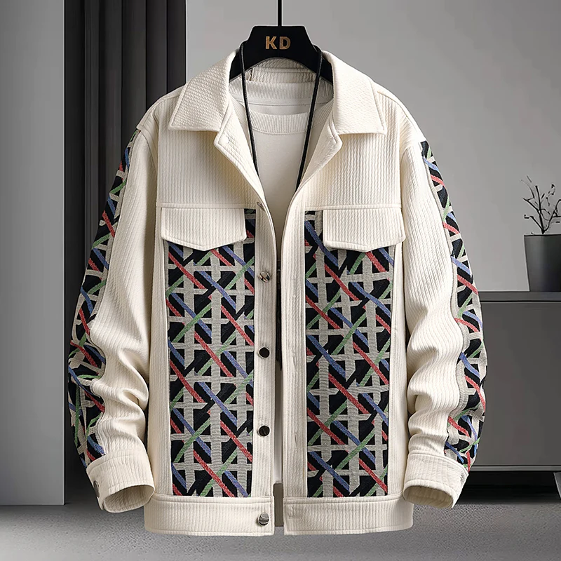 Casual Loose Fit Men's Jacket Collared Splice Style Fashionable Brand Spring Autumn New Outerwear Anti Wind Polyester Nylon C...
Casual Loose Fit Men's Jacket Collared Splice Style Fashionable Brand Spring Autumn New Outerwear Anti Wind Polyester Nylon C...