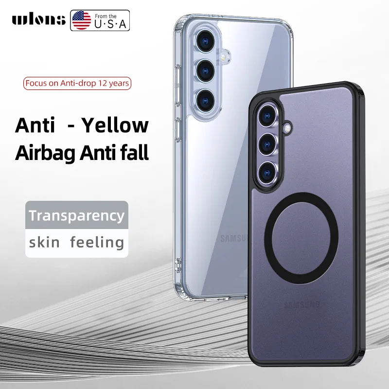 2025 Magnetic Case For Samsung Galaxy S25 Ultra FE S24 plus Dull Polish Wireless Charger Cover Hot Anti-knock Cases For S25 ULRA
2025 Magnetic Case For Samsung Galaxy S25 Ultra FE S24 plus Dull Polish Wireless Charger Cover Hot Anti-knock Cases For S25 ULRA