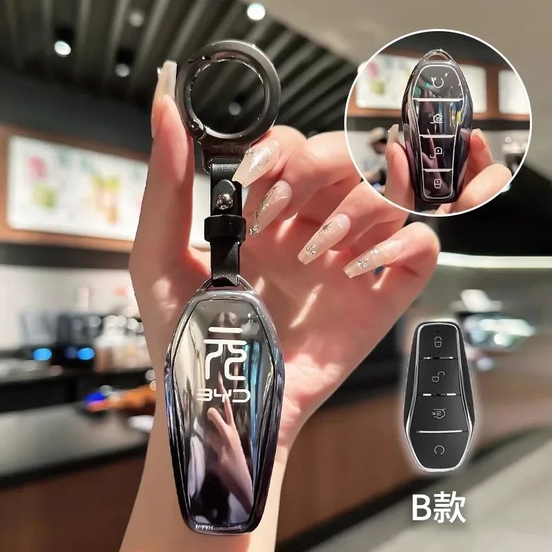 TPU Car Key Case Cover Holder Key Shell Buckle For BYD Yuan UP/Yuan PLUS/Yuan Pro Honor Edition 2024
TPU Car Key Case Cover Holder Key Shell Buckle For BYD Yuan UP/Yuan PLUS/Yuan Pro Honor Edition 2024