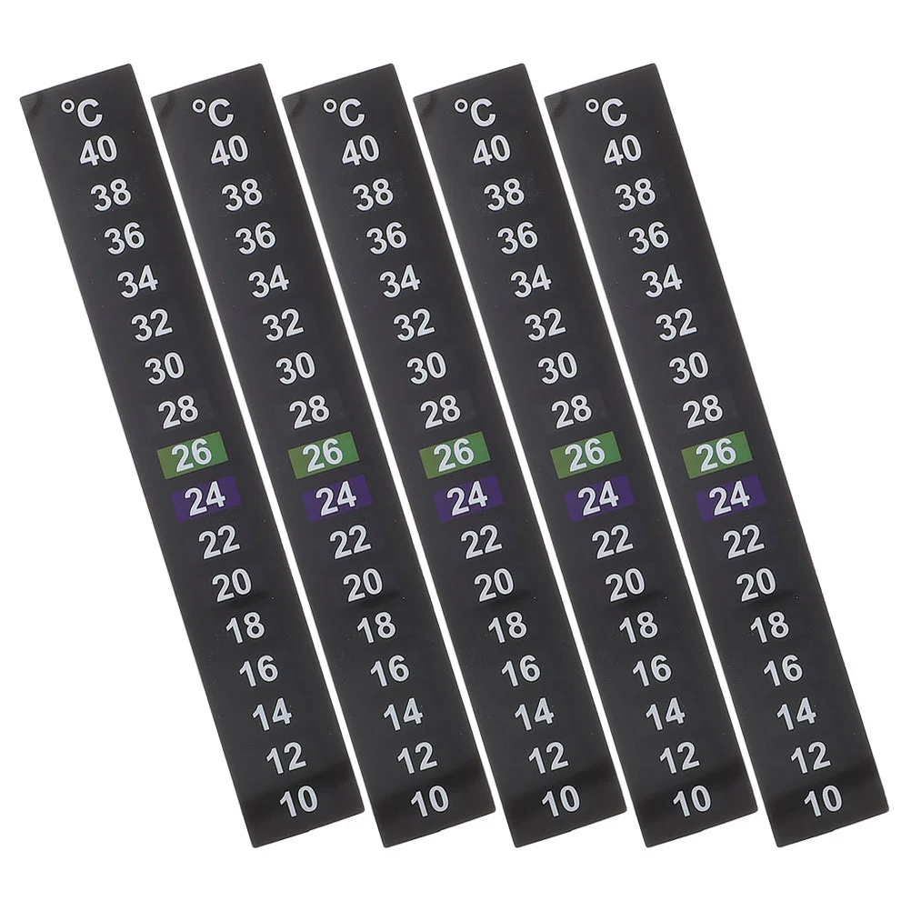 5 Pcs Fish Tank Temperature Sticker Thermometers Pet Freezer Aquariums Nail Stickers Liquid Crystal
5 Pcs Fish Tank Temperature Sticker Thermometers Pet Freezer Aquariums Nail Stickers Liquid Crystal
