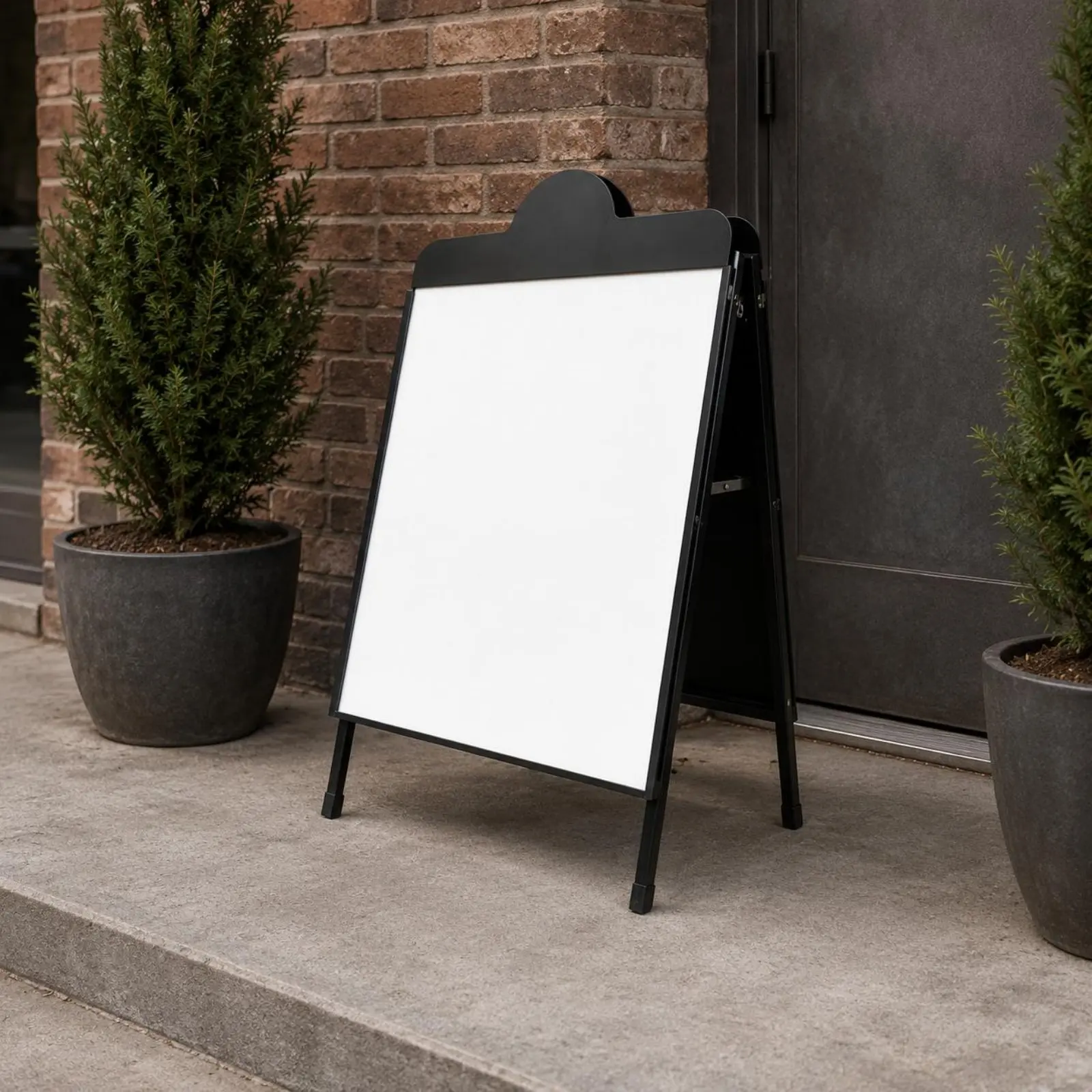 Freestanding Advertisement Board Weather-Resistant Standing Poster Board Outdoor Sidewalk Sign Heavy-Duty Advertising Display
Freestanding Advertisement Board Weather-Resistant Standing Poster Board Outdoor Sidewalk Sign Heavy-Duty Advertising Display