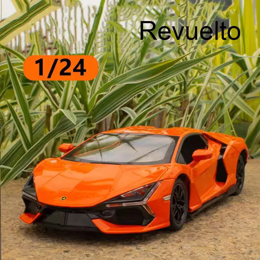 1:24 Lambor Revuelto SVJ63 Cars Models Toys Alloy Diecast Light Sound Vehicles Pull Back Miniature Sports Car Toy Children Gifts
1:24 Lambor Revuelto SVJ63 Cars Models Toys Alloy Diecast Light Sound Vehicles Pull Back Miniature Sports Car Toy Children Gifts