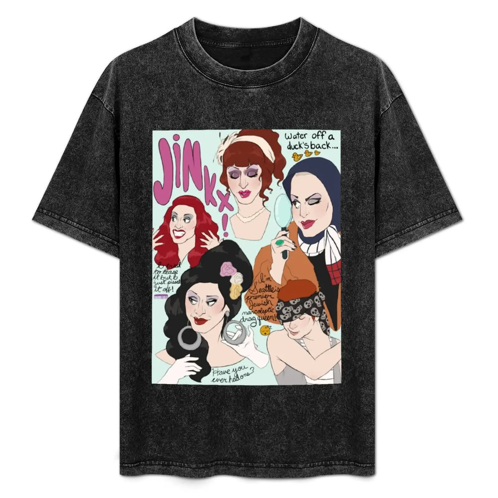 Jinkx monsoon art T-Shirt Vintage Print Crew Neck Tee
Jinkx monsoon art T-Shirt Vintage Print Crew Neck Tee