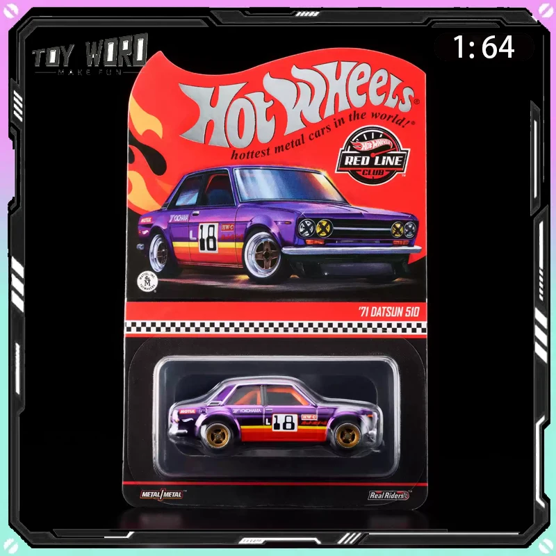 Original Hot Wheels RLC 1:64 Purple Datsun 510 Diecast Car Classic Nissan Vintage Sedan Openable Hood Collectible Car Model
Original Hot Wheels RLC 1:64 Purple Datsun 510 Diecast Car Classic Nissan Vintage Sedan Openable Hood Collectible Car Model