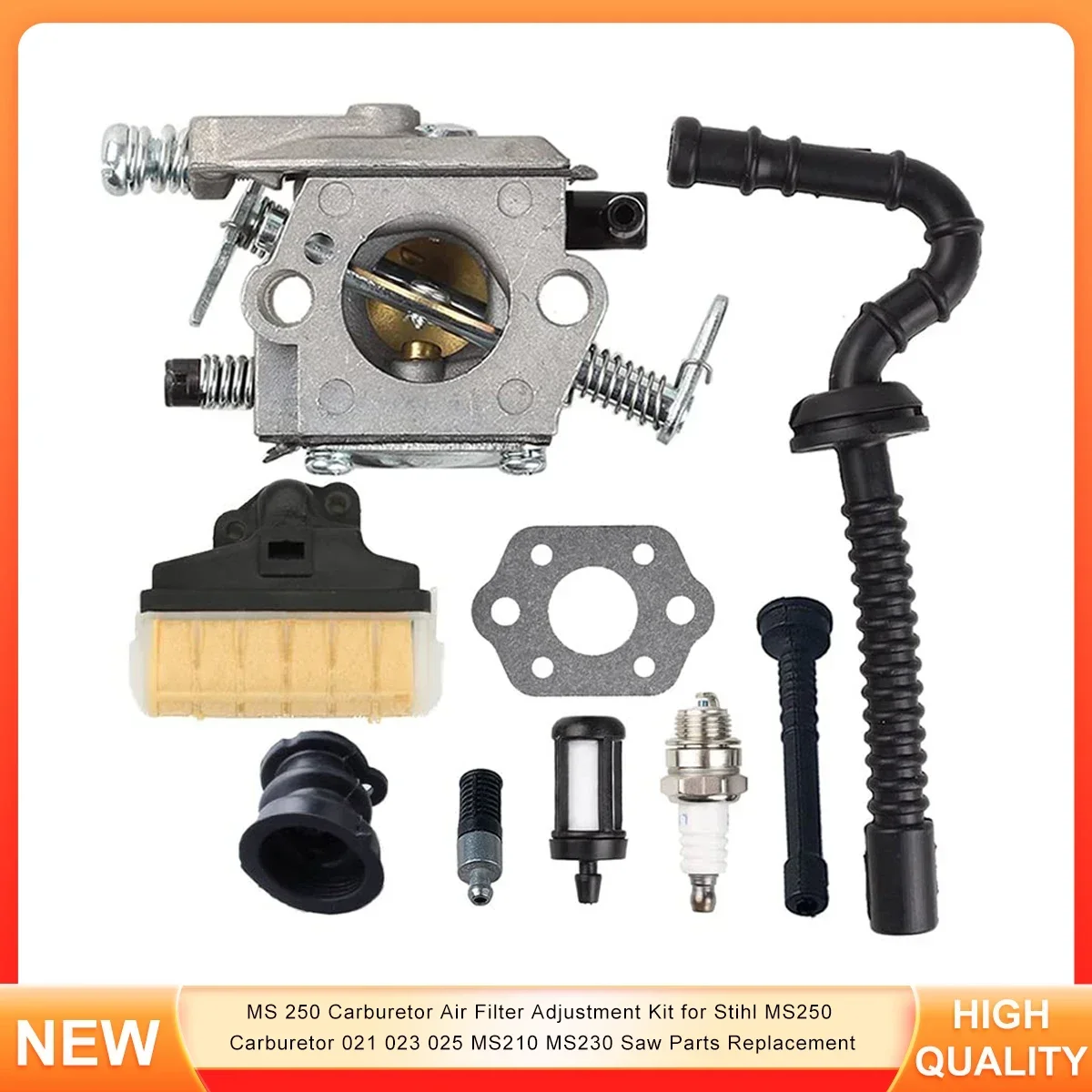 MS 250 Carburetor Air Filter Adjustment Kit for Stihl MS250 Carburetor 021 023 025 MS210 MS230 Saw Parts Replacement
MS 250 Carburetor Air Filter Adjustment Kit for Stihl MS250 Carburetor 021 023 025 MS210 MS230 Saw Parts Replacement