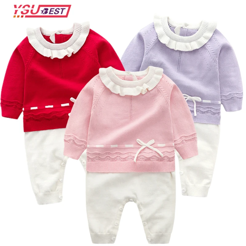 Autumn Baby Romper Kids Girl Long Sleeve Knitting Clothes Romper Ruffle Princess Newborn Girls Patchwork Jumpsuit Clothes Outfit
Autumn Baby Romper Kids Girl Long Sleeve Knitting Clothes Romper Ruffle Princess Newborn Girls Patchwork Jumpsuit Clothes Outfit