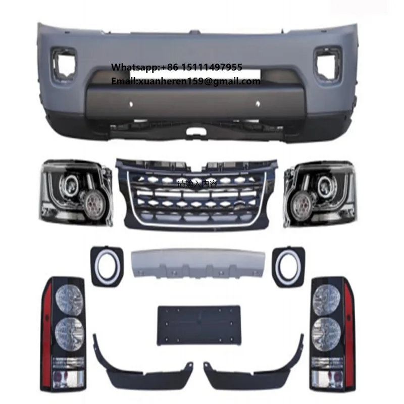 Car Accessories Bodykit Facelift for 2010-2013 Land Rover Discovery 4 Upgrade to Discovery 4 2014 Body Kit
Car Accessories Bodykit Facelift for 2010-2013 Land Rover Discovery 4 Upgrade to Discovery 4 2014 Body Kit