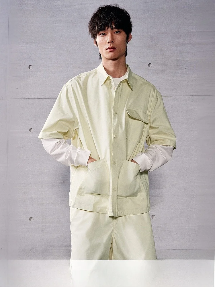 H&M Men's Loose Fit Short Sleeve Work Shirt Summer 2026 Cotton Button up Regular Length Casual Style Shirt for Men
H&M Men's Loose Fit Short Sleeve Work Shirt Summer 2026 Cotton Button up Regular Length Casual Style Shirt for Men