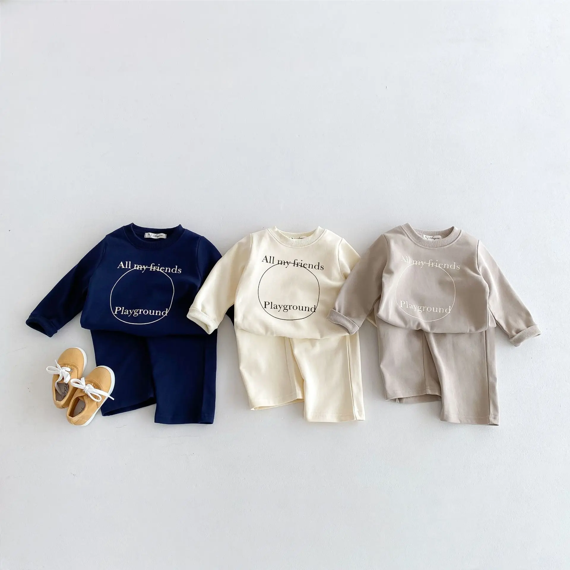2024 Autumn New Children Long Sleeve Sweatshirt Set Boys Girls Letter Print Casual 2pcs Suit Kids Cotton Straight Pants Outfits
2024 Autumn New Children Long Sleeve Sweatshirt Set Boys Girls Letter Print Casual 2pcs Suit Kids Cotton Straight Pants Outfits