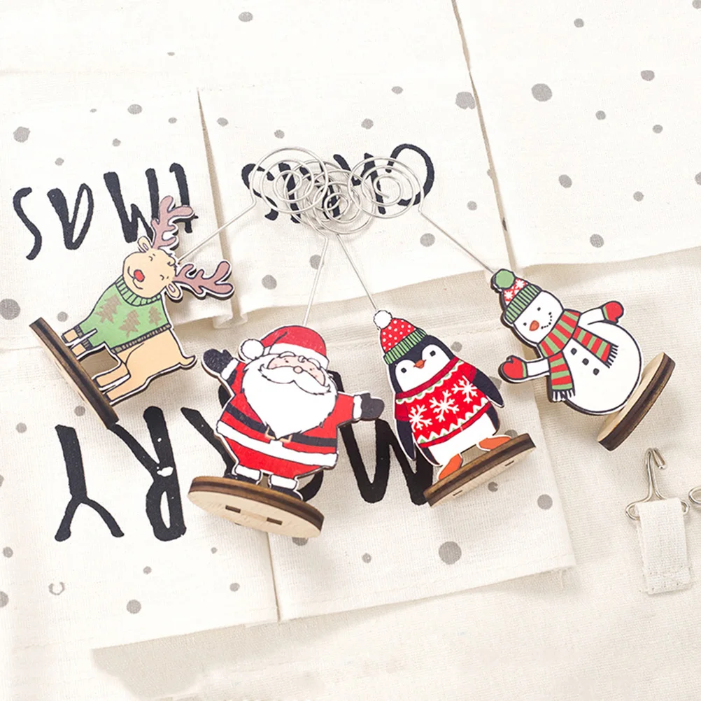 4pcs Christmas Holders Desktop Place Card Holders Sturdy Spiral Wire Table Number Clips Anti-Slip Base Reusable
4pcs Christmas Holders Desktop Place Card Holders Sturdy Spiral Wire Table Number Clips Anti-Slip Base Reusable