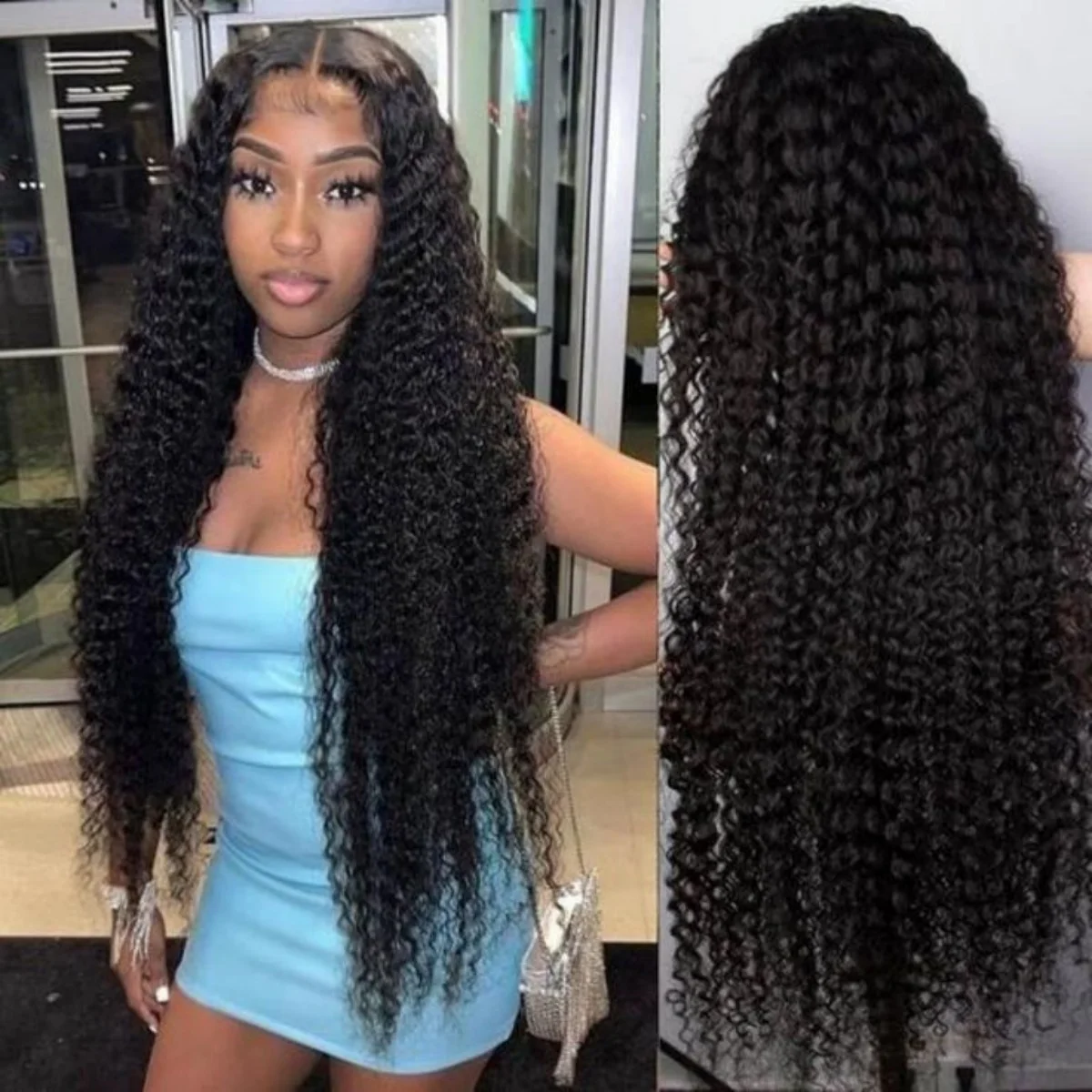 30 40 Inch Curly Human Hair Wig 13x6 HD Transparent Lace Frontal Wig Curly Wig 250 Density Deep Wave Human Hair Brazilian Raw
30 40 Inch Curly Human Hair Wig 13x6 HD Transparent Lace Frontal Wig Curly Wig 250 Density Deep Wave Human Hair Brazilian Raw