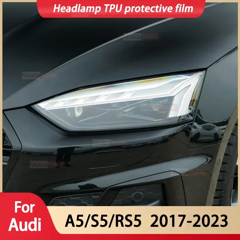 Для AUDI A5/S5 2017-2024 автомобильные фары прозрачная защитная пленка из ТПУ переднего света, наклейка с изменением цвета, аксессуары
Для AUDI A5/S5 2017-2024 автомобильные фары прозрачная защитная пленка из ТПУ переднего света, наклейка с изменением цвета, аксессуары