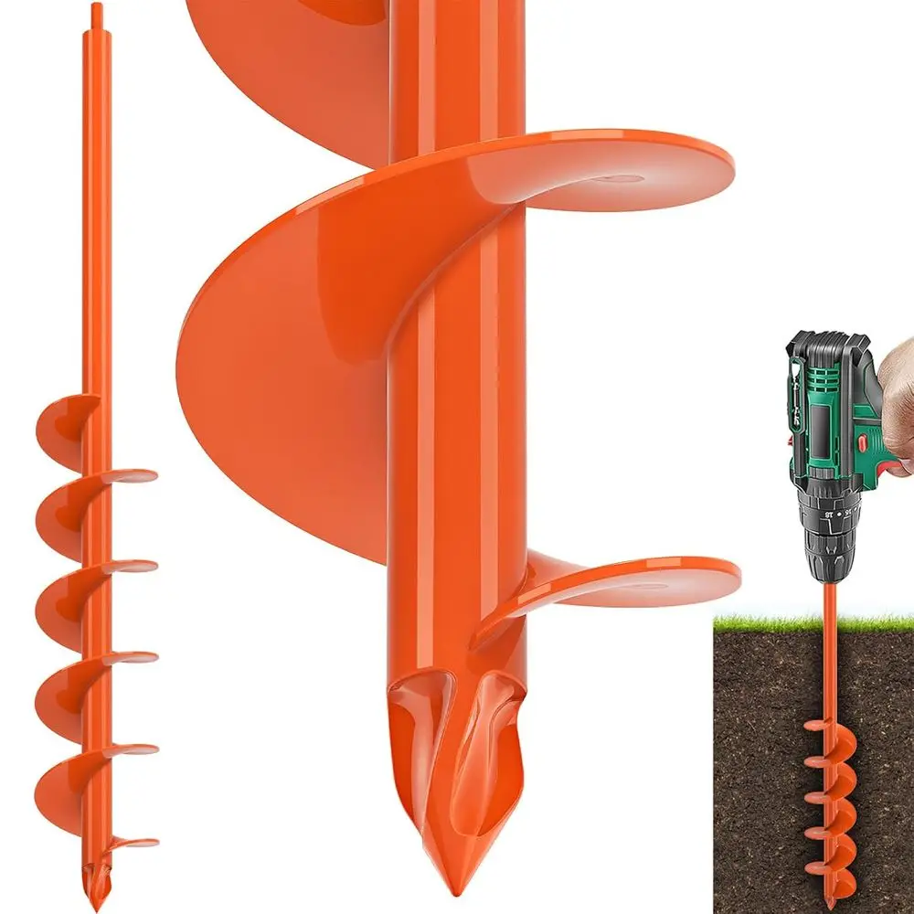 Upgraded Auger Drill Bit or Planting 4'' X 32'' Garden Drill Augers or Digging Holes Post Hole Auger or Bulbs, lower, ence Posts
Upgraded Auger Drill Bit or Planting 4'' X 32'' Garden Drill Augers or Digging Holes Post Hole Auger or Bulbs, lower, ence Posts