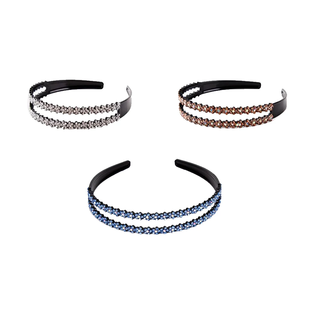 3 Pcs Non Slip Hair Bands Rhinestone Headband Fashion Hoop Women Holiday Party Birthday Bachelorette Christmas Halloween Cosplay
3 Pcs Non Slip Hair Bands Rhinestone Headband Fashion Hoop Women Holiday Party Birthday Bachelorette Christmas Halloween Cosplay