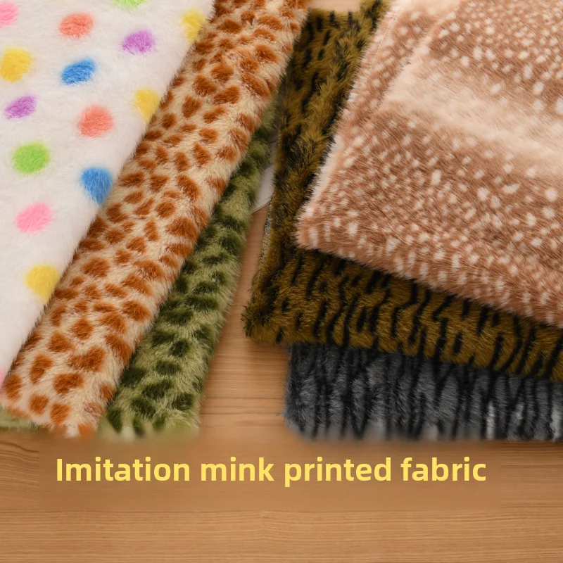 High End Faux Mink Printed Fur High-low Fur Synthetic Fur Clothing Fabric Photography DIY Handmade Children's Clothing Fabric
High End Faux Mink Printed Fur High-low Fur Synthetic Fur Clothing Fabric Photography DIY Handmade Children's Clothing Fabric