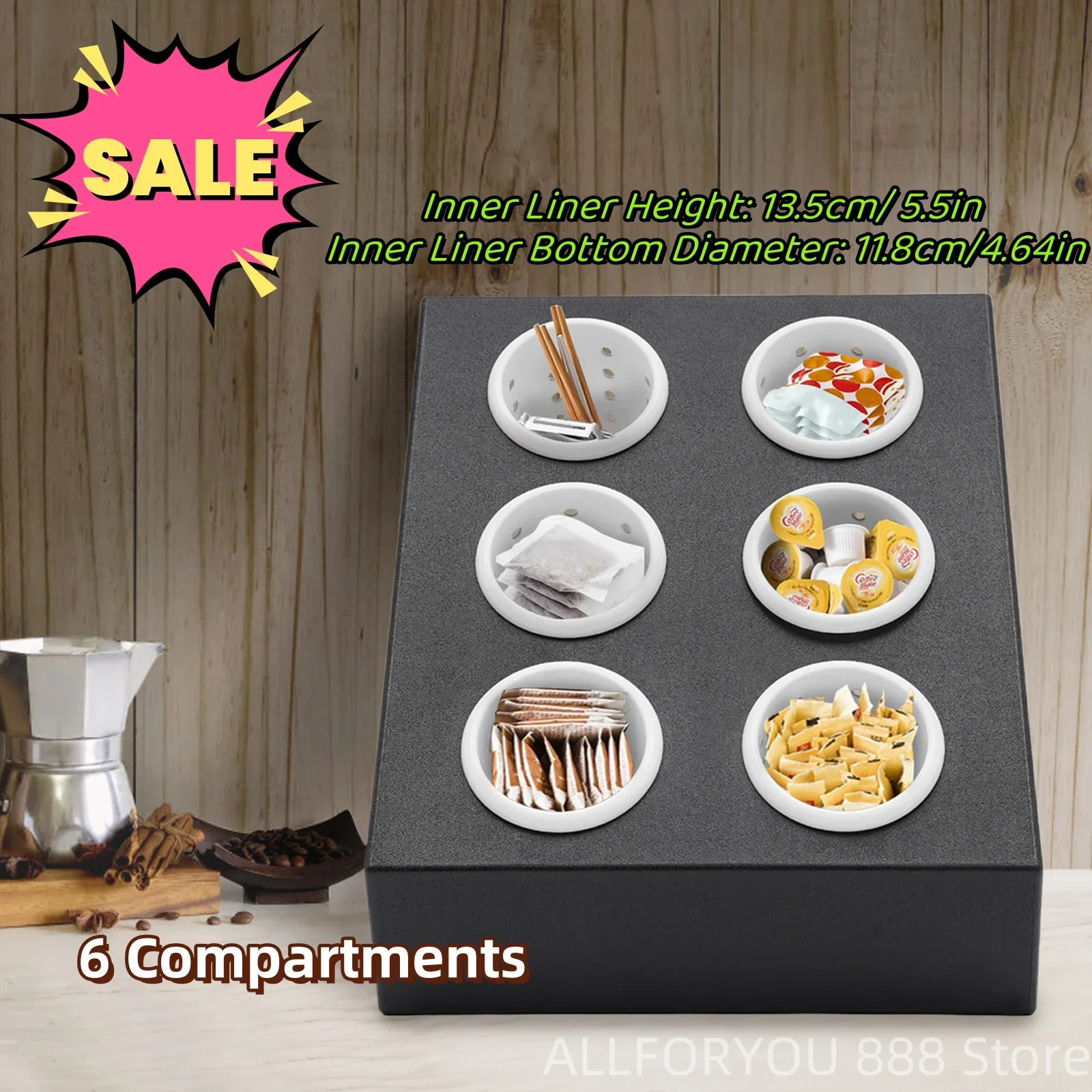 Kitchen Cutlery Holder Spoon Fork Utensils Storage Rack with 6 Compartments Holder Height 40.5cm
Kitchen Cutlery Holder Spoon Fork Utensils Storage Rack with 6 Compartments Holder Height 40.5cm