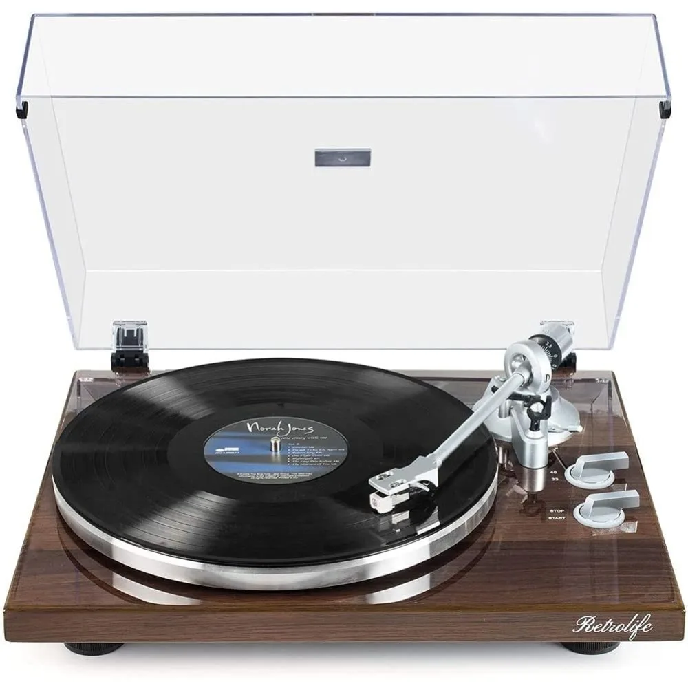 Turntables Belt-Drive Record Player with Wireless Output Connectivity, Vinyl Player Support 33&45 RPM Speed Phono Line USB 
Turntables Belt-Drive Record Player with Wireless Output Connectivity, Vinyl Player Support 33&45 RPM Speed Phono Line USB