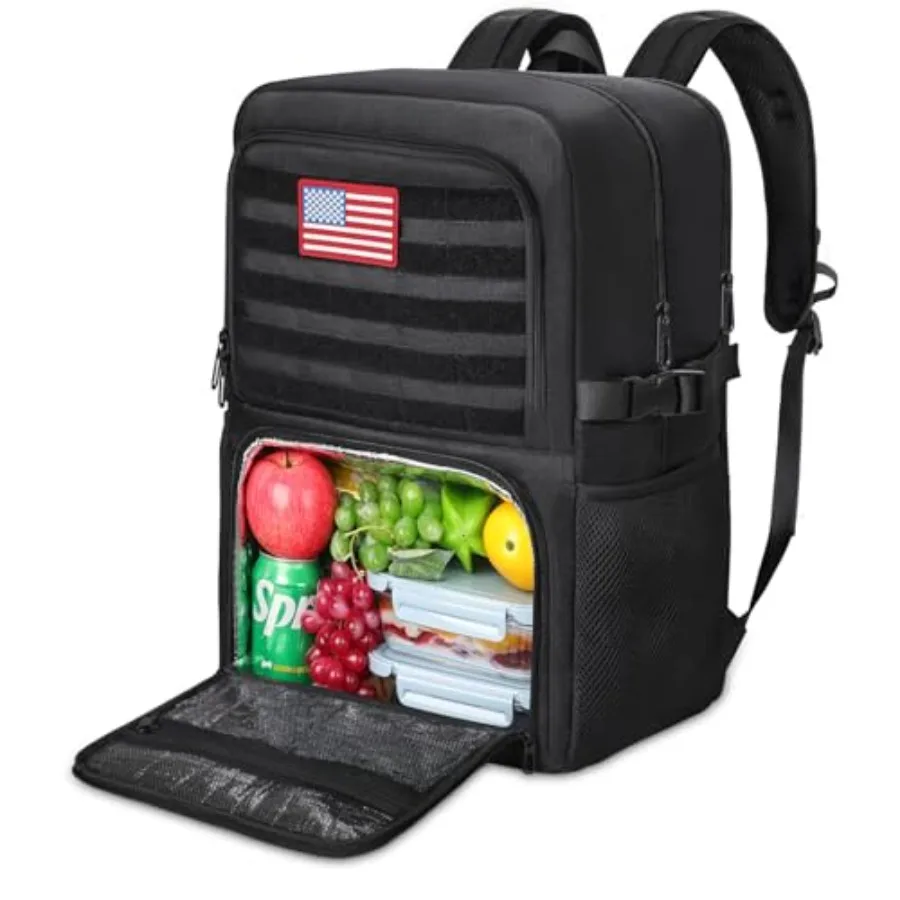Lunch Backpack, Work Backpack with Insulated Cooler Lunch Box 15.6 inch Laptop Backpack for Men Women, TSA Large Daypack for Co
Lunch Backpack, Work Backpack with Insulated Cooler Lunch Box 15.6 inch Laptop Backpack for Men Women, TSA Large Daypack for Co