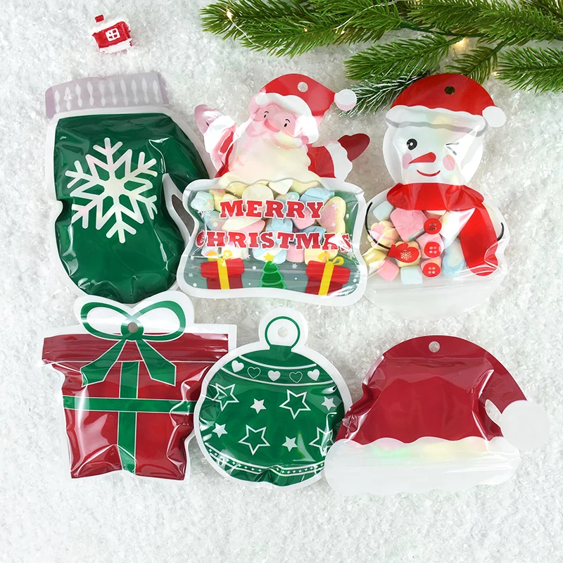 10pcs/pack Christmas Gifts Ziplock Packaging Bag Resealable Santa Claus Snack Sugar Child Present Decoration Pouches Navidad
10pcs/pack Christmas Gifts Ziplock Packaging Bag Resealable Santa Claus Snack Sugar Child Present Decoration Pouches Navidad