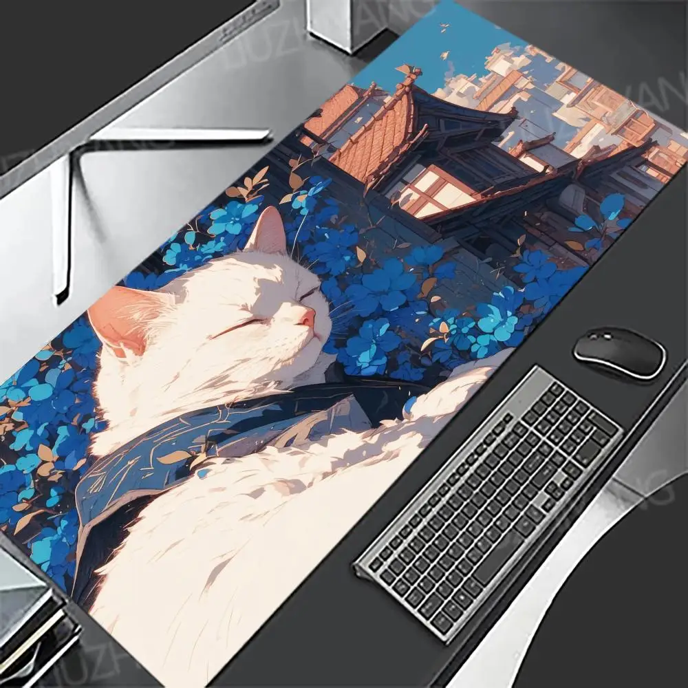 Коврик для мыши с изображением кота японского аниме, большие коврики для офисного игрового стола, резиновый нескользящий коврик для клавиатуры XXL, компьютерные аксессуары, настольный коврик
Коврик для мыши с изображением кота японского аниме, большие коврики для офисного игрового стола, резиновый нескользящий коврик для клавиатуры XXL, компьютерные аксессуары, настольный коврик