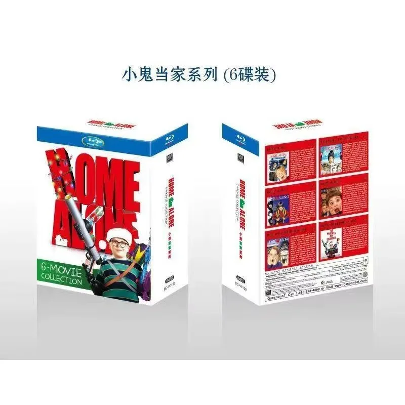 Brand New BD Blu-ray High Definition Home Alone Series 6 Disc Set English and Mandarin Audio with Chinese Subtitles
Brand New BD Blu-ray High Definition Home Alone Series 6 Disc Set English and Mandarin Audio with Chinese Subtitles