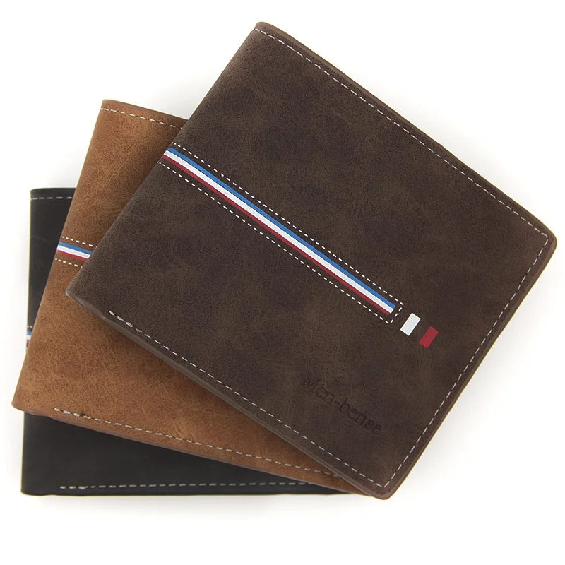 Designer Men's Practical Wallet Short Fashion Multi functional Youth Wallet Korean Edition Casual Retro Leather Wallet
Designer Men's Practical Wallet Short Fashion Multi functional Youth Wallet Korean Edition Casual Retro Leather Wallet