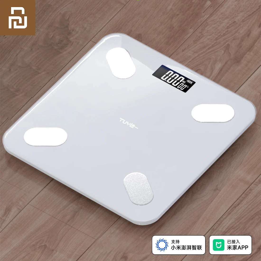 YOUPIN Intelligent LCD Electronic Scale Digital Display Glass Weight Scale Balance Body Electronic Scale Weight Meas Mijia APP
YOUPIN Intelligent LCD Electronic Scale Digital Display Glass Weight Scale Balance Body Electronic Scale Weight Meas Mijia APP