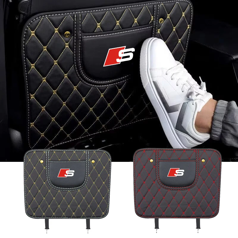PU Leather Cover Auto Seat Cover Anti Kick Mat Pad Seat Cover for Audi Sline TT A6 C6 A5 A4 B8 B6 A3 A8 A2 A1 Q3 Q5 Q7 RS
PU Leather Cover Auto Seat Cover Anti Kick Mat Pad Seat Cover for Audi Sline TT A6 C6 A5 A4 B8 B6 A3 A8 A2 A1 Q3 Q5 Q7 RS